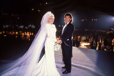 DiegoMaradonaet Claudia Villafane se marient le 7 novembre 1989.