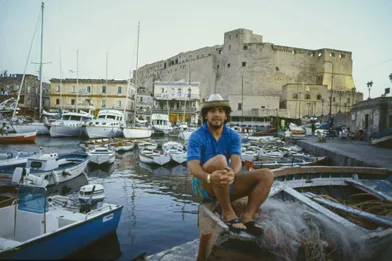 Diego Maradona à Naples en 1984.