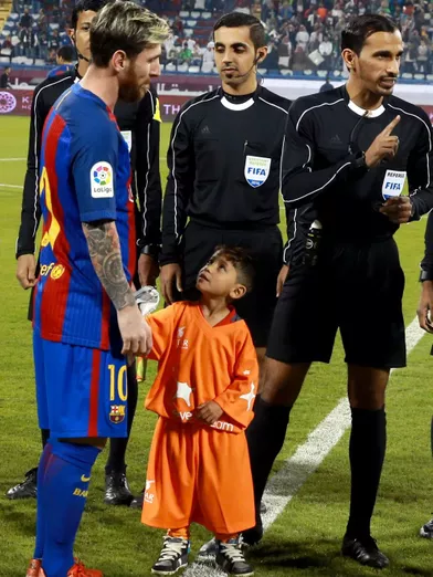 Murtaza avait des étoiles dans les yeux lors de sa rencontre avec Lionel Messi.