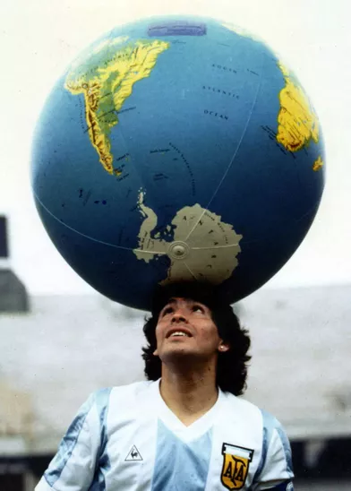 Diego Maradona en 1984