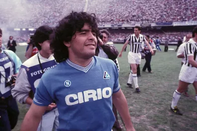 Diego Maradona en 1986
