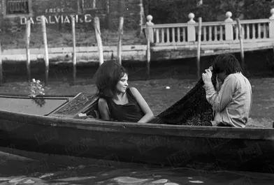 Anna Karina, à Venise en septembre 1967.