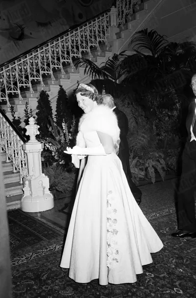 La princesse Beatrix des Pays-Bas, lors de sa première journée officielle de future reine, le 30 juin 1956.