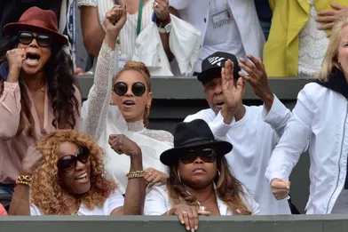 Beyoncé et Jay Z in love à Wimbledon