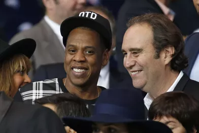 Beyoncé, Jay Z et Nicolas Sarkozy assistent à la victoire du PSG