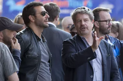 Bradley Cooper et Omar Sy, tournage à Londres