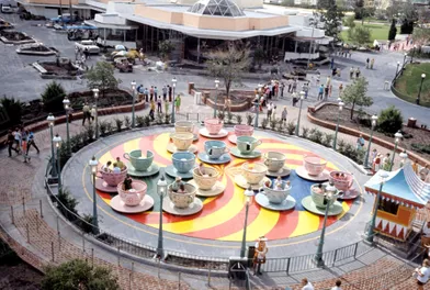 Le parc Disney World à son ouverture en octobre 1971,à Orlando en Floride.