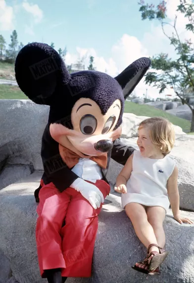 Mickey à Disney World, à Orlando en Floride, à son ouverture en octobre 1971.