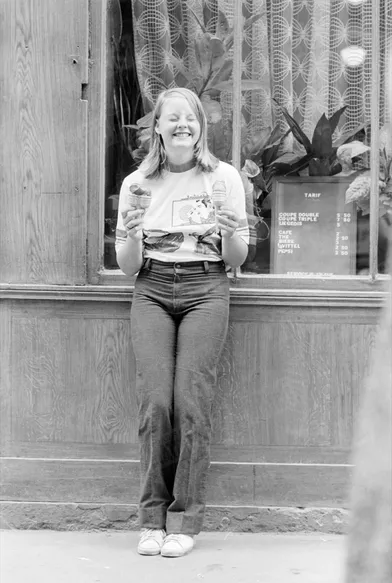 Jodie Foster pour Paris Match, juillet 1977, Paris.