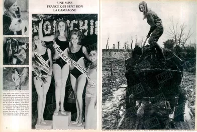 « Une Miss France qui sent bon la campagne. » - Paris Match n°927, 14 janvier 1967