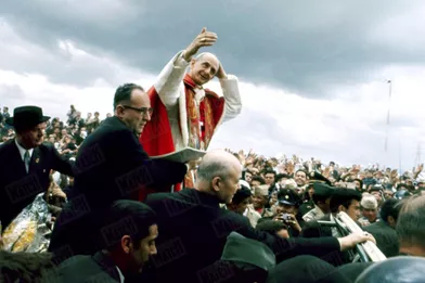 Voyage apostolique du pape Paul VI à Bogota, en Colombie, en août 1968.