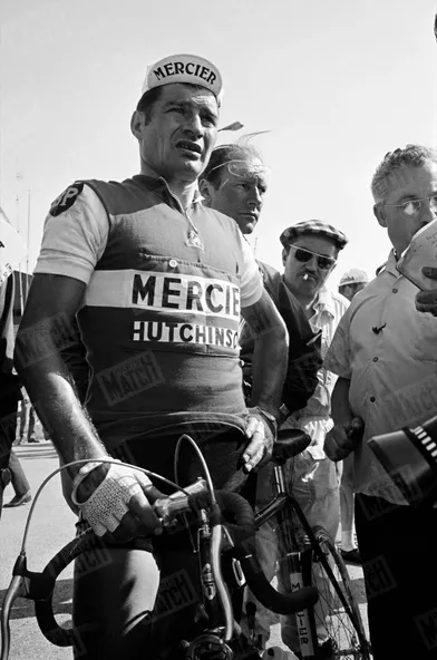 Raymond Poulidor, lors du 54e Tour de France, en juillet 1967.