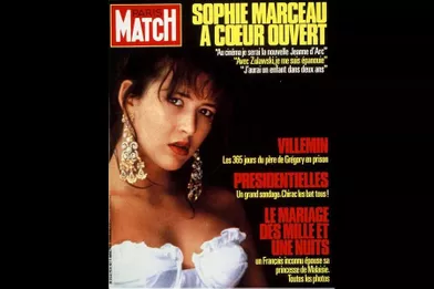 Sophie Marceau, son histoire d'amour avec Paris Match