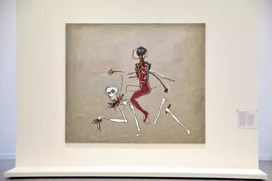 Un titre prémonitoire, « Riding With Death » (« Chevauchée avec la mort »), un de ses derniers tableaux peint en 1988, l’année de sa mort.