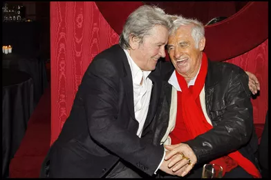 Alain Delon et Jean-Paul Belmondo en 2011.