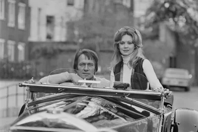 Christopher Plummer et sa femme Elaine Taylor en 1971.