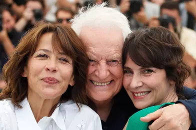 Sophie Marceau, André Dussolier et Géraldine Pailhas lors du photocall de &quot;Tout s'est bien passé&quot;.