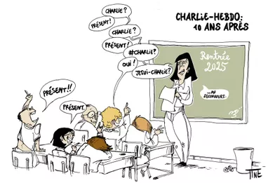 "La BD est Charlie": les premiers dessins