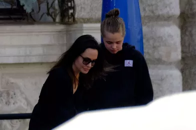 Angelina Jolie et sa fille Shilohà Venise le 30 juillet 2021