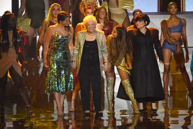 Lani Grande, Marjorie Grande, Ariana Grande et Joan Grande aux MTV Video Music Awards, le 20 août 2018