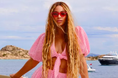 Beyoncé en Sardaigne, le 4 septembre 2018