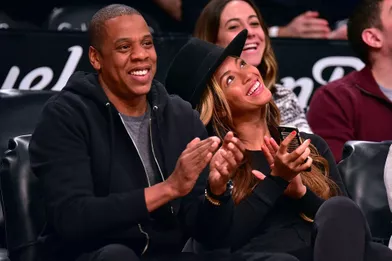 Beyoncé et Jay-Z le 12 janvier 2015