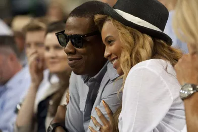 Beyoncé et Jay-Z le 12 septembre 2011