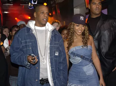 Beyoncé et Jay-Z à New York en 2002