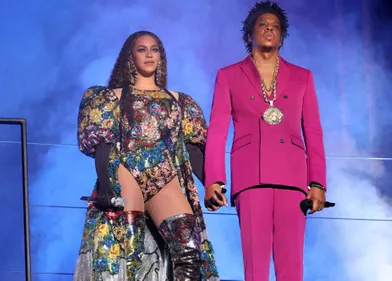 Beyoncé et Jay-Z en concert à Johannesburg en 2018