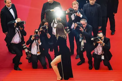 Laetitia Casta à Cannes, le 21 mai 2017.