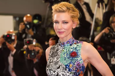 Cate Blanchett à la montée des marches de &quot;Cold War&quot;, jeudi 10 mai