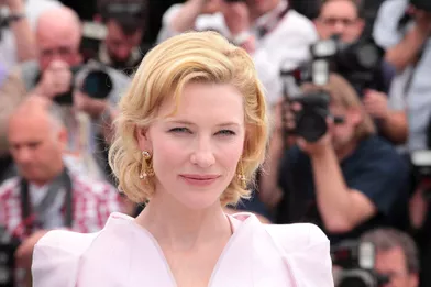 Cate Blanchett au 63e Festival de Cannes (2010) pour présenter le film &quot;Robin des bois&quot;