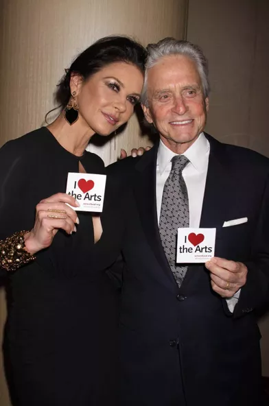 Michael Douglas et Catherine Zeta-Jones au gala de &quot;The Actor's Fund Career Transition for Dancers&quot;, le 1er novembre 2017 à New York.
