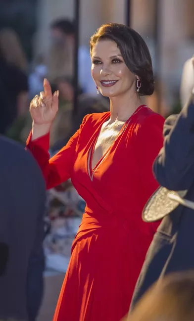 Catherine Zeta-Jones au défilé Fendi à Rome le 4 juillet 2019