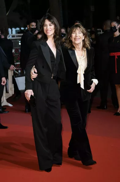 Charlotte Gainsbourg et Jane Birkin au Festival de Cannes en mai 2021