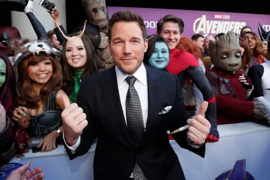 Chris Pratt à l'avant-première d'«Avengers : Endgame» à Los Angeles le 22 avril 2019