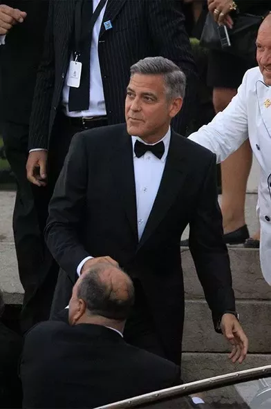 Défilé de stars au mariage de George Clooney