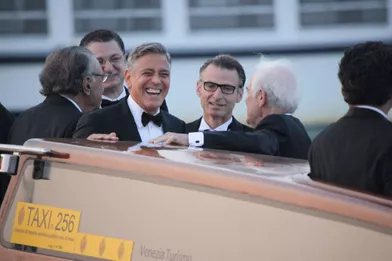 Défilé de stars au mariage de George Clooney