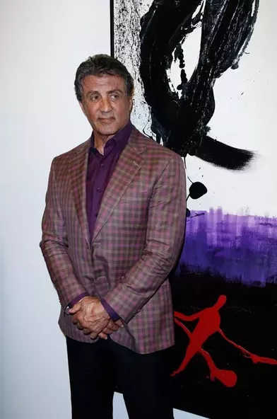 Stallone expose ses toiles à Nice