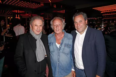 Michel Drucker, Didier Barbelivien et Benjamin Patou