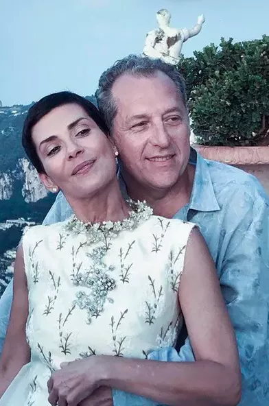 Cristina Cordula et son mari Frédéric Cassin