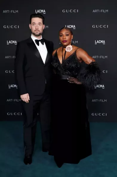Alexis Ohanian et Serena Williamsau gala LACMA Art+Film à Los Angeles, le 6 novembre 2021.
