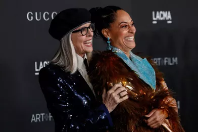 Diane Keaton et Tracee Ellis Rossau gala LACMA Art+Film à Los Angeles, le 6 novembre 2021.
