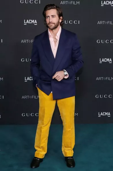 Jake Gyllenhaalau gala LACMA Art+Film à Los Angeles, le 6 novembre 2021.
