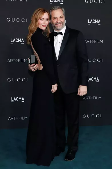 Leslie Mann et Judd Apatowau gala LACMA Art+Film à Los Angeles, le 6 novembre 2021.