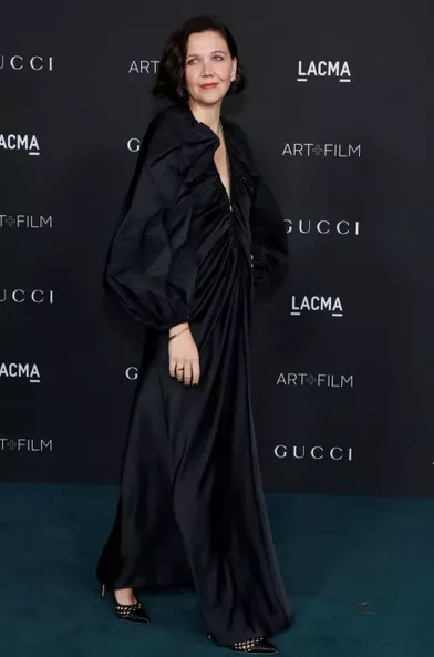 Maggie Gyllenhaalau gala LACMA Art+Film à Los Angeles, le 6 novembre 2021.