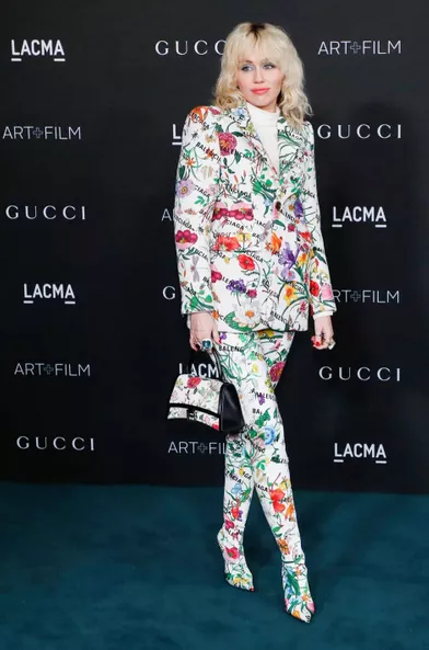 Miley Cyrusau gala LACMA Art+Film à Los Angeles, le 6 novembre 2021.