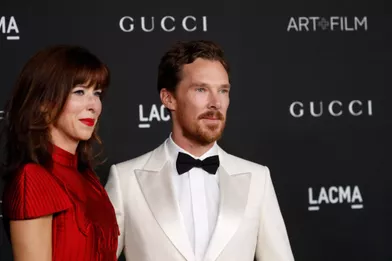 Sophie Hunter et Benedict Cumberbatchau gala LACMA Art+Film à Los Angeles, le 6 novembre 2021.