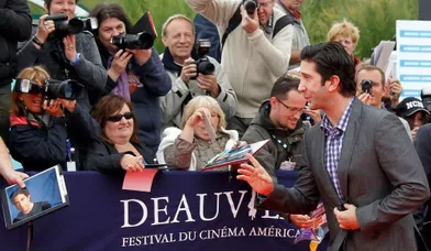 L’acteur David Schwimmer, venu assister à la projection de Trust, au 37ème Festival du Cinéma Américain de Deauville.