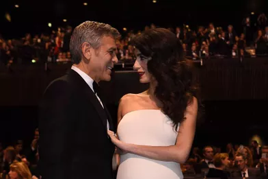 George et Amal Clooney à Paris pour les César